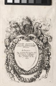 Ny modell for en kartusj, 1647. av Stefano della Bella