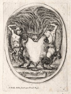 Ny modell for en kartusj, 1647. av Stefano della Bella