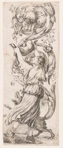 Ornamenter eller grotesker (grotesk ornament) av Stefano della Bella