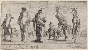 Pantaloons, 1632. av Stefano della Bella