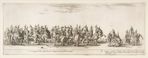 En del av inngangen til den polske legasjonen I og K, 1633. av Stefano della Bella