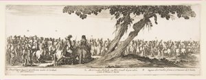 En del av inngangen til den polske legasjonen N. O. P., 1633. av Stefano della Bella