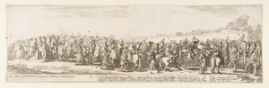 En del av inngangen til den polske legasjonen Q.X.Y., 1633. av Stefano della Bella