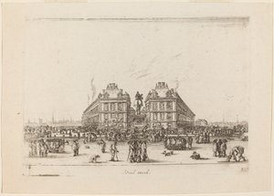 Place Dauphine, 1642. av Stefano della Bella