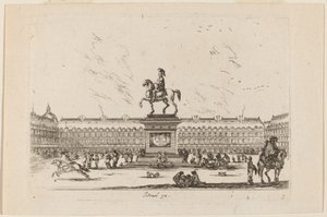 Place Royale, 1642. av Stefano della Bella