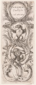 Tallerken, fra serien Ornamenti o grottesche (Ornamenter eller Grotesques) av Stefano della Bella
