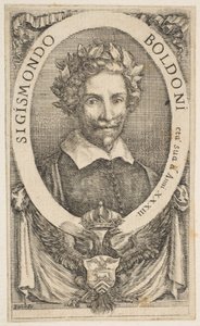 Portrett av poeten Sigismond Boldoni, 1656. av Stefano della Bella