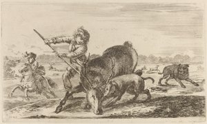 Hjort ved Bay av Stefano della Bella