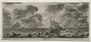 De fire elementene: Aqua av Stefano della Bella