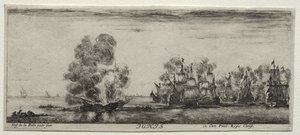 De fire elementene: Ignis. av Stefano della Bella