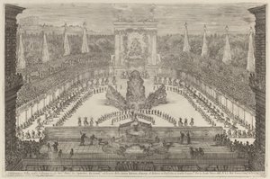 Prinsen av Toscana, hans hestetropper og vogner rundt Atlasfjellet av Stefano della Bella
