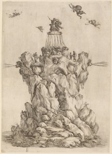 Aeolus-klippen av Stefano della Bella