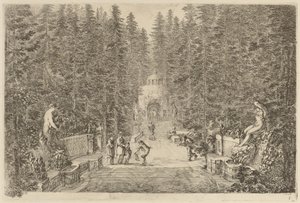 Vannspruten, sannsynligvis 1653. av Stefano della Bella