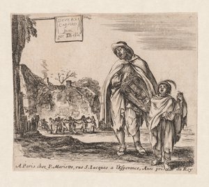 Tittelside: Diversi Capricci, 1647. av Stefano della Bella