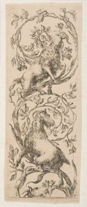 To geiter nappe grener, ca. 1653. av Stefano della Bella