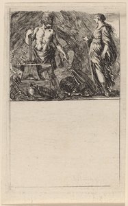 Vulcan og Thetis av Stefano della Bella