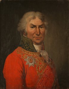 Portrett av poeten grev Dmitrij Khvostov 1810-1889, ca 1808