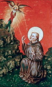 St Francis mottar Stigmata, c1430-1451