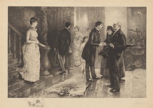 Besøket i byen av Stephen James Ferris after William Thomas Smedley