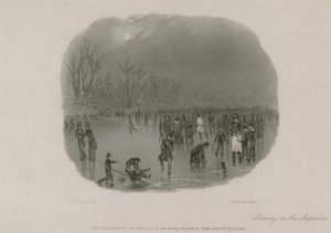 Skating på Serpentine, Hyde Park, London