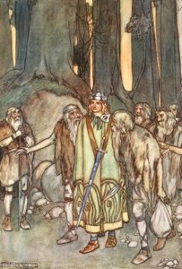 Og den kvelden var det fest og glede i den ensomme hytta av Stephen Reid