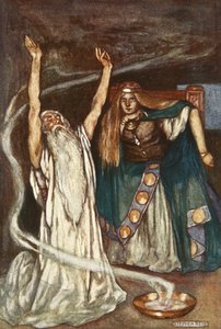 Queen Maeve and the Druid, illustrasjon fra 