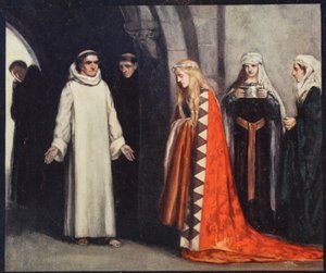 Saint Bernard og hans søster Hombeline, illustrasjon fra 