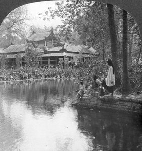 South Garden Palace i Fort, Mandalay, Burma, 1908 av Stereo Travel Co