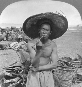 Typisk kineser, Bhamo, Burma, 1908