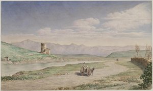 Avreise ved Ponte Molle i Roms Campagne av Stilling, H.C.