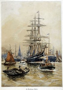 Havnen i Hamburg, deb. Det 20. århundre