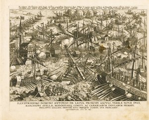 Slaget ved Lepanto 7. oktober 1571, ca 1578