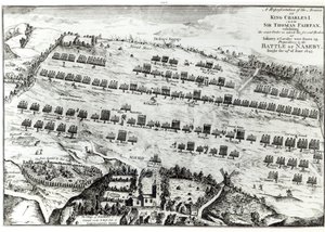Forberedelse til slaget ved Naseby, utkjempet 14. juni 1645 publisert i 