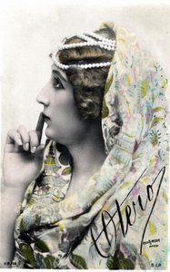 Det vakre Otero, postkort tidlig på 1900-tallet. (bilde) av Studio Reutlinger