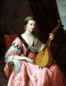 Mary Hopkinson, ca. 1764. av Studio of Benjamin West