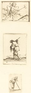 Ark med etsninger av Style of Jacques Callot