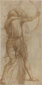 Figur av en bueskytter [recto] av Style of Pietro Perugino