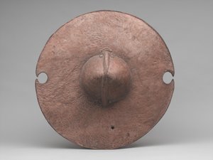 ‘Daraga’ eller skjold, ca. 1885 (flodhesthud)
