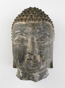 Kolossalt Buddhas hode