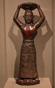 Skulptur av kong Ur-Nammu-dynastiet, 2112-2004 f.Kr. (kobber) av Sumerian-Mesopotamian School