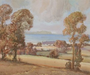Scarborough Bay (akvarell på papir) av Sunderland Rollison