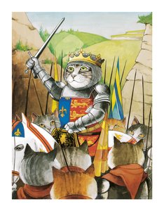 Illustrasjon fra Shakespeares Cats: Posterbok (utgitt 2016) av Susan Herbert