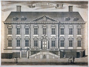 Fishmongers' Hall, City of London, c1750.