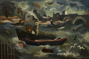 Thames i oktober av Suzanne Cooper