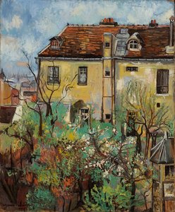 Hage i rue Cortot, 1928.
