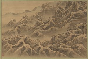 Fjell og ravine av Suzuki Fuyō
