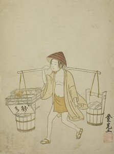 En vannleverandør, 1765 av Suzuki Harunobu