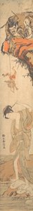 Skjønnhet med demoner, 1700-tallet., 1700-tallet. av Suzuki Harunobu