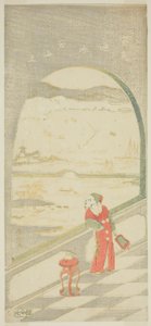 kinesisk poet av Suzuki Harunobu