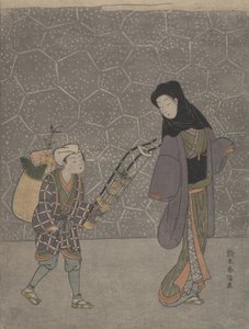 Demonknusende bue, ca. 1765., ca. 1765. av Suzuki Harunobu